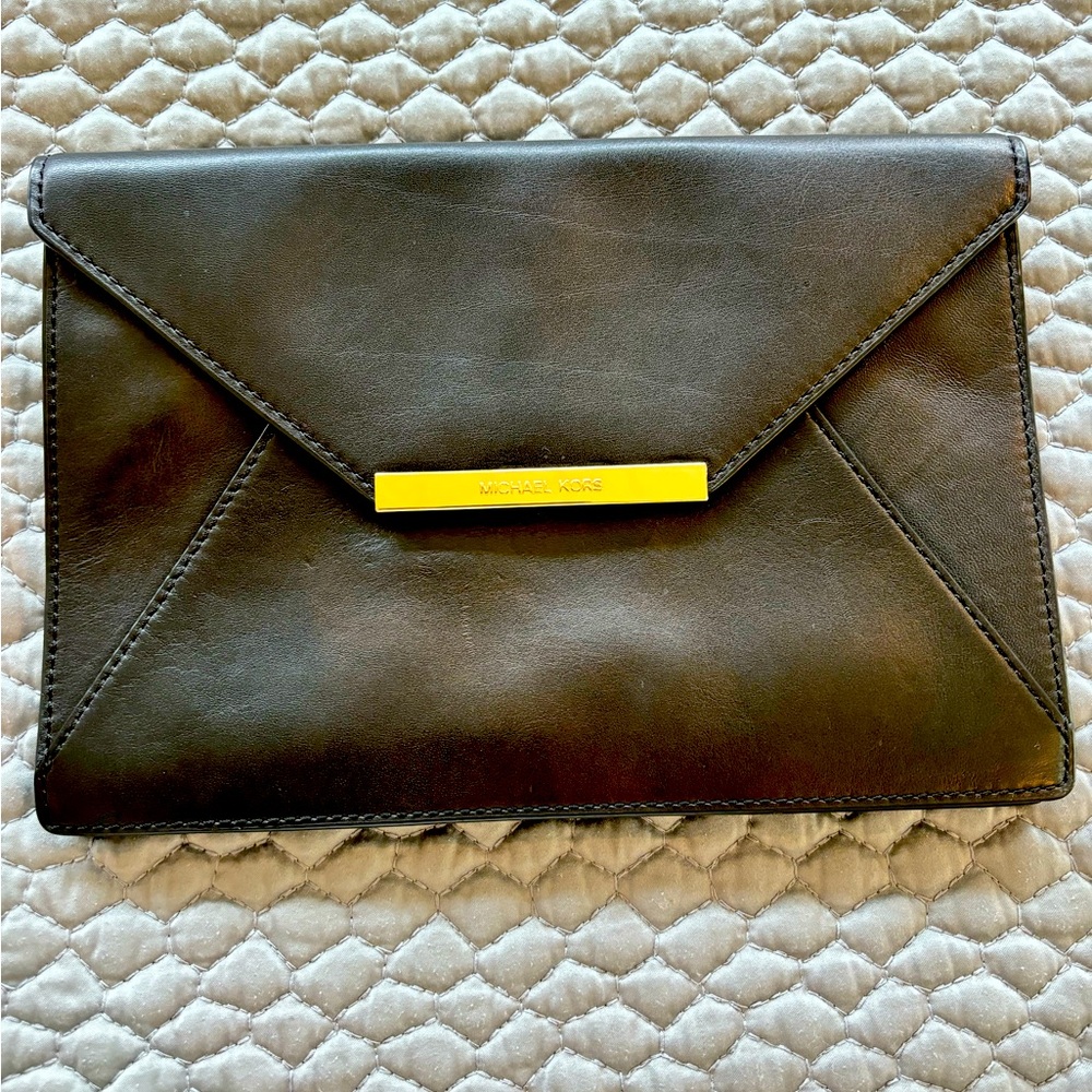 Michael Kors collection black clutch / purse